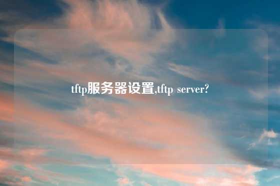 tftp服务器设置,tftp server?