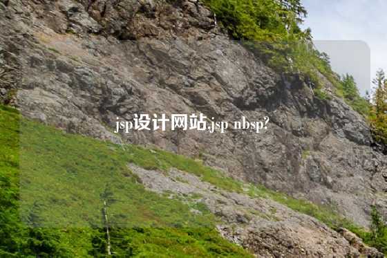 jsp设计网站,jsp nbsp?