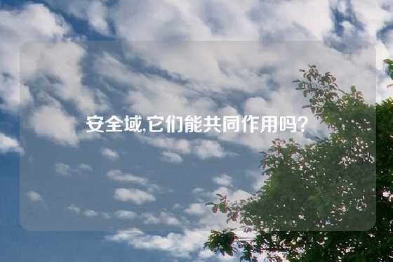 安全域,它们能共同作用吗？