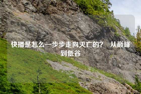 快播是怎么一步步走向灭亡的？  从巅峰到低谷