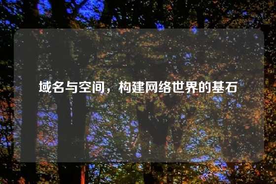 域名与空间，构建网络世界的基石