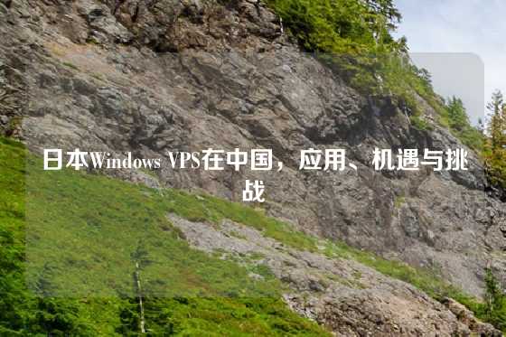 日本Windows VPS在中国，应用、机遇与挑战